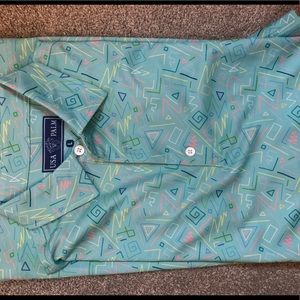 Multi colored golf polo